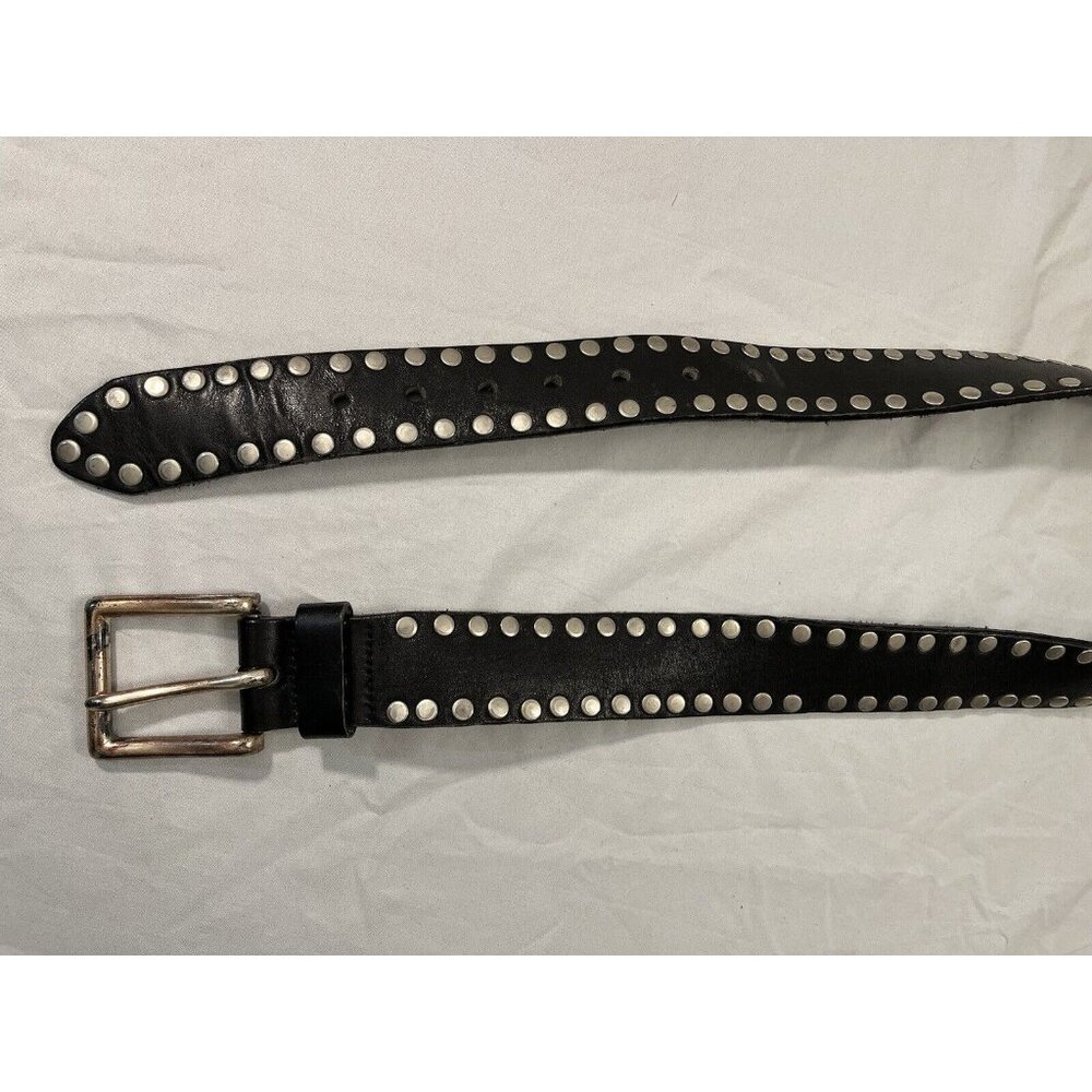 Urban Outfitters Unisex Belt Western Studded Silver Buckle 36 EUC